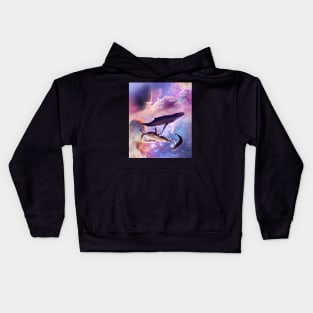 Space Whales Kids Hoodie